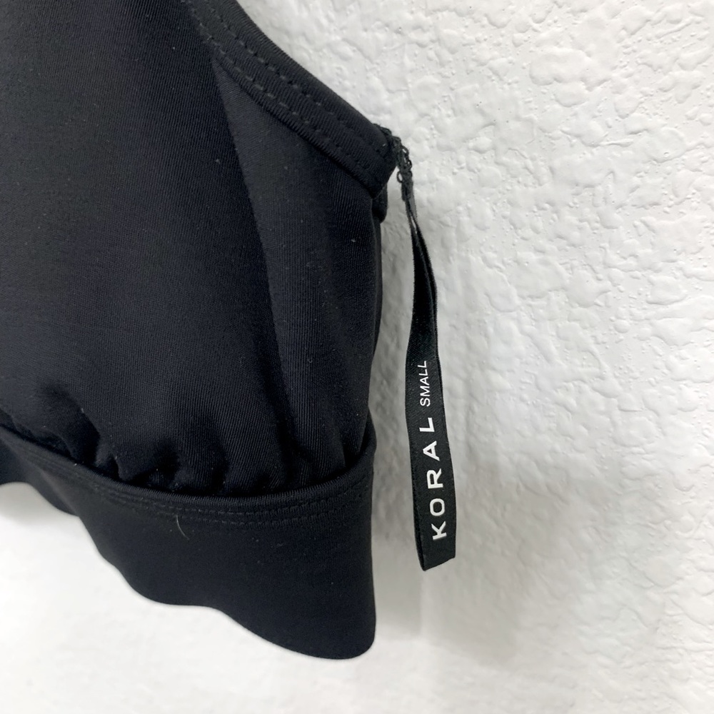NWT Koral black Sports Bra Size Small - Picture 5 of 5